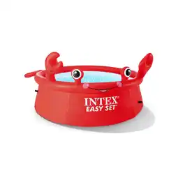 Decathlon INTEX Zwembad Easy Set Happy Crab opblaasbaar 183x51 cm aanbieding