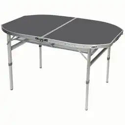 Decathlon Bo-Camp Tafel Ovaal Koffermodel 120x80 cm aanbieding