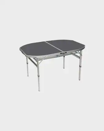 Decathlon Bo-Camp Tafel Ovaal Koffermodel 120x80 cm aanbieding