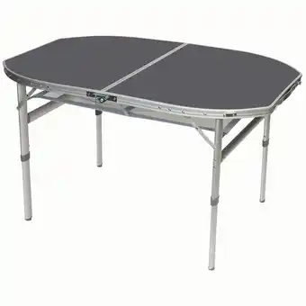 Decathlon Bo-Camp Tafel Ovaal Koffermodel 120x80 cm aanbieding