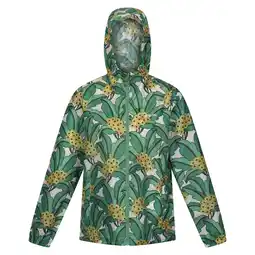 Decathlon Dames Orla Kiely Tropical Floral Packaway Waterdichte Jas (Groen) aanbieding