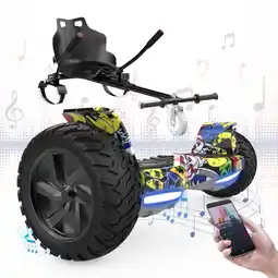 Decathlon Hoverboards met Go-Kart 8,5 Inch, Bluetooth RCB-HY-A16 aanbieding