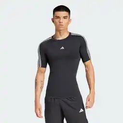 Decathlon TECHFIT Compression Training 3-Stripes T-shirt aanbieding