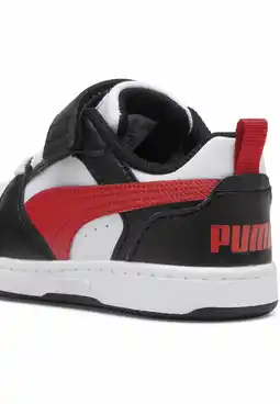 Decathlon PUMA Rebound v6 Lo sneakers voor peuters PUMA White For All Time Red Black aanbieding