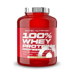 Decathlon Wei-eiwit - 100% Whey Professional (2.350kg) - Vanille Rood Fruit aanbieding