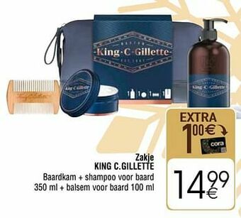 Cora Zakje king c.gillette aanbieding