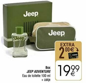 Cora Box jeep adventure aanbieding