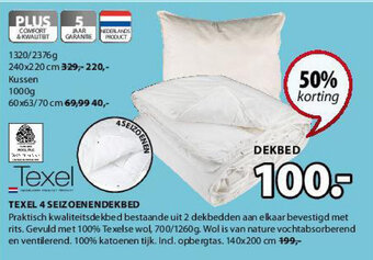Jysk Texel 4 Seizoenendekbed aanbieding