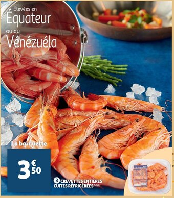 Auchan Crevettes Entieres Cuites Refrigerees aanbieding