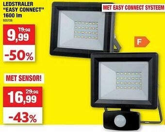 Hubo Ledstraler easy connect aanbieding