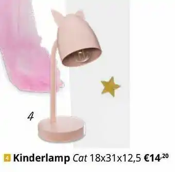 YGO Kinderlamp cat aanbieding