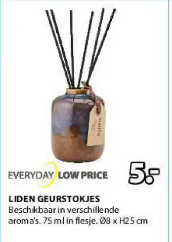Jysk Liden Geurstokjes aanbieding