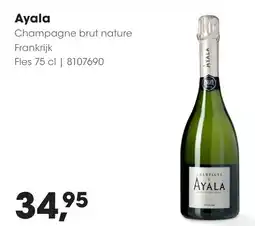 Hanos Ayala Champagne brut nature aanbieding