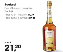 Hanos Boulard Grand Solage - calvados aanbieding