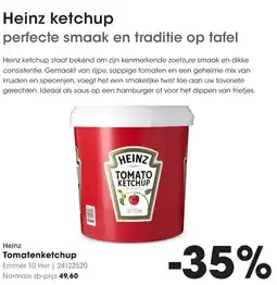 Hanos Heinz Tomatenketchup aanbieding