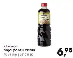 Hanos Kikkoman soja ponzu citrus aanbieding