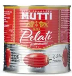 Hanos Mutti Tomaten gepeld aanbieding