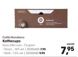 Hanos Caffè Mondiano Koffiecups aanbieding