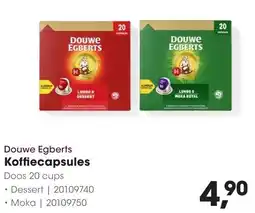 Hanos Douwe Egberts Koffiecapsules aanbieding