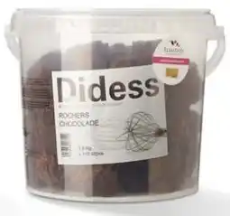 Hanos Didess Koeken rochers chocolade aanbieding