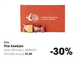 Hanos Elite Trio koekjes aanbieding