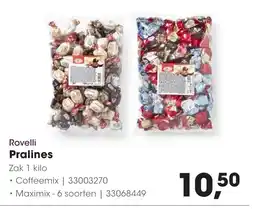 Hanos Rovelli pralines aanbieding