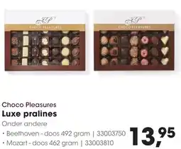 Hanos Choco pleasures luxe pralines aanbieding