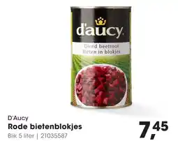 Hanos D'Aucy Rode bietenblokjes aanbieding