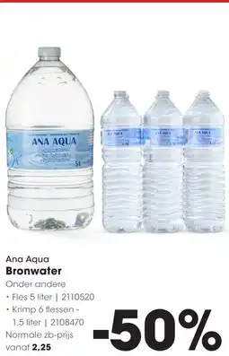 Hanos Ana Aqua Bronwater aanbieding