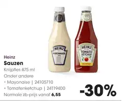 Hanos Heinz Sauzen aanbieding