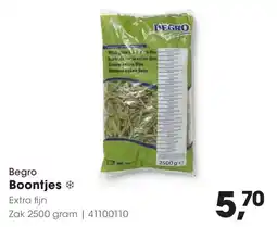 Hanos Begro Boontjes aanbieding