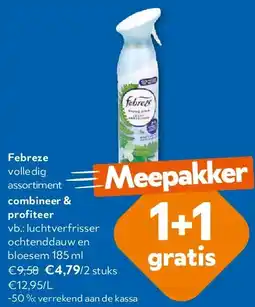 OKay luchtverfrisser ochtenddauw en bloesem 185 ml aanbieding