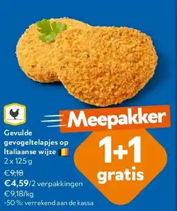 OKay Gevulde gevogeltelapjes op Italiaanse wijze aanbieding