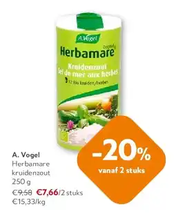 OKay A. Vogel Herbamare kruidenzout 250 g aanbieding