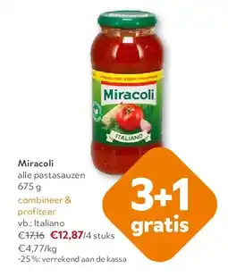 OKay Miracoli alle pastasauzen 675 g aanbieding