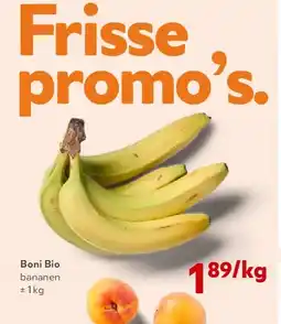 OKay Boni Bio bananen aanbieding
