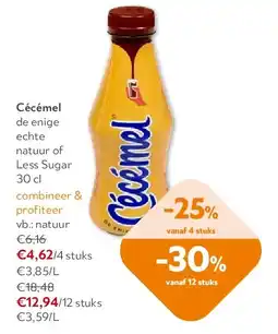OKay Cécémel de enige echte natuur of Less Sugar 30 cl aanbieding