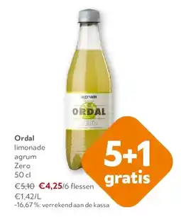 OKay Ordal limonade agrum Zero 50 cl aanbieding
