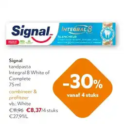OKay Signal tandpasta Integral 8 White of Complete 75 ml aanbieding