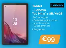 Krëfel Lenovo Tablet Tab M9 9" 4 GB/64GB aanbieding