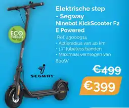 Krëfel Segway elektrische step Ninebot KickScooter F2 E Powered aanbieding