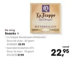 Hanos De Jong Snacks aanbieding