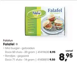 Hanos Falafun falafel aanbieding