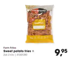 Hanos Farm frites sweet potato fries aanbieding