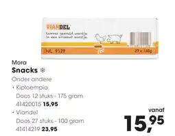 Hanos Mora Snacks aanbieding