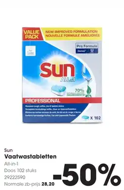 Hanos Sun Vaatwastabletten aanbieding