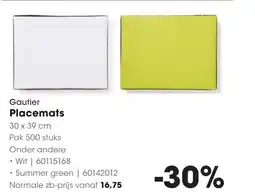 Hanos Gautier Placemats aanbieding
