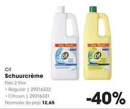 Hanos Cif Schuurcrème aanbieding