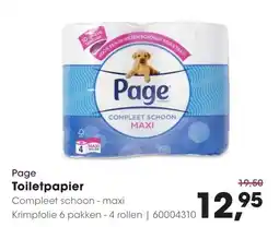 Hanos Page Toiletpapier aanbieding