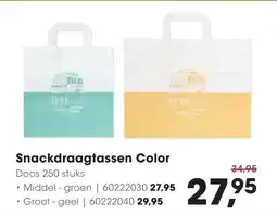 Hanos Snackdraagtassen Color aanbieding